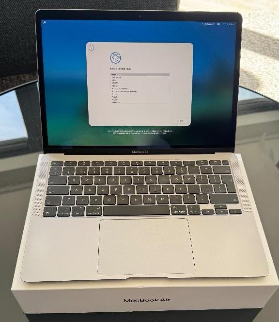 MacBook Air M1- 13 inch - 256GB - 8GB - als nieuw!, Computers en Software, Apple Macbooks, 256 GB, Qwerty, 8 GB, 13 inch