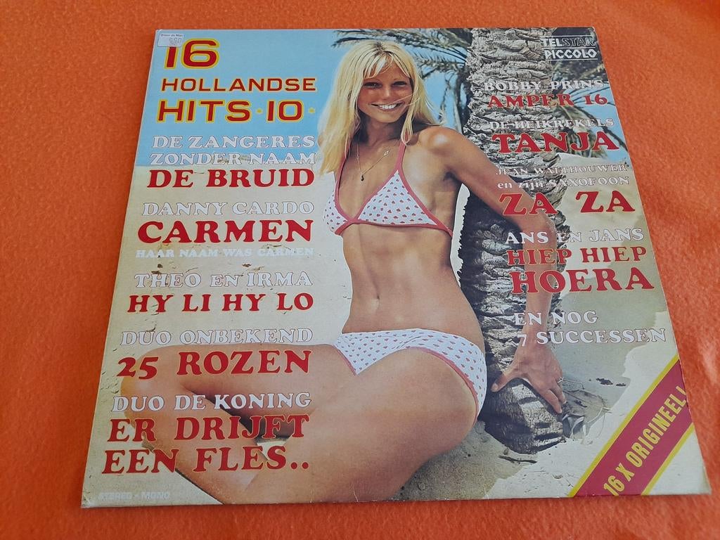 16 Hollandse Hits *10* - various artists (Telstar 1973), Ophalen of Verzenden, Gebruikt, 12 inch, Nederlandstalig