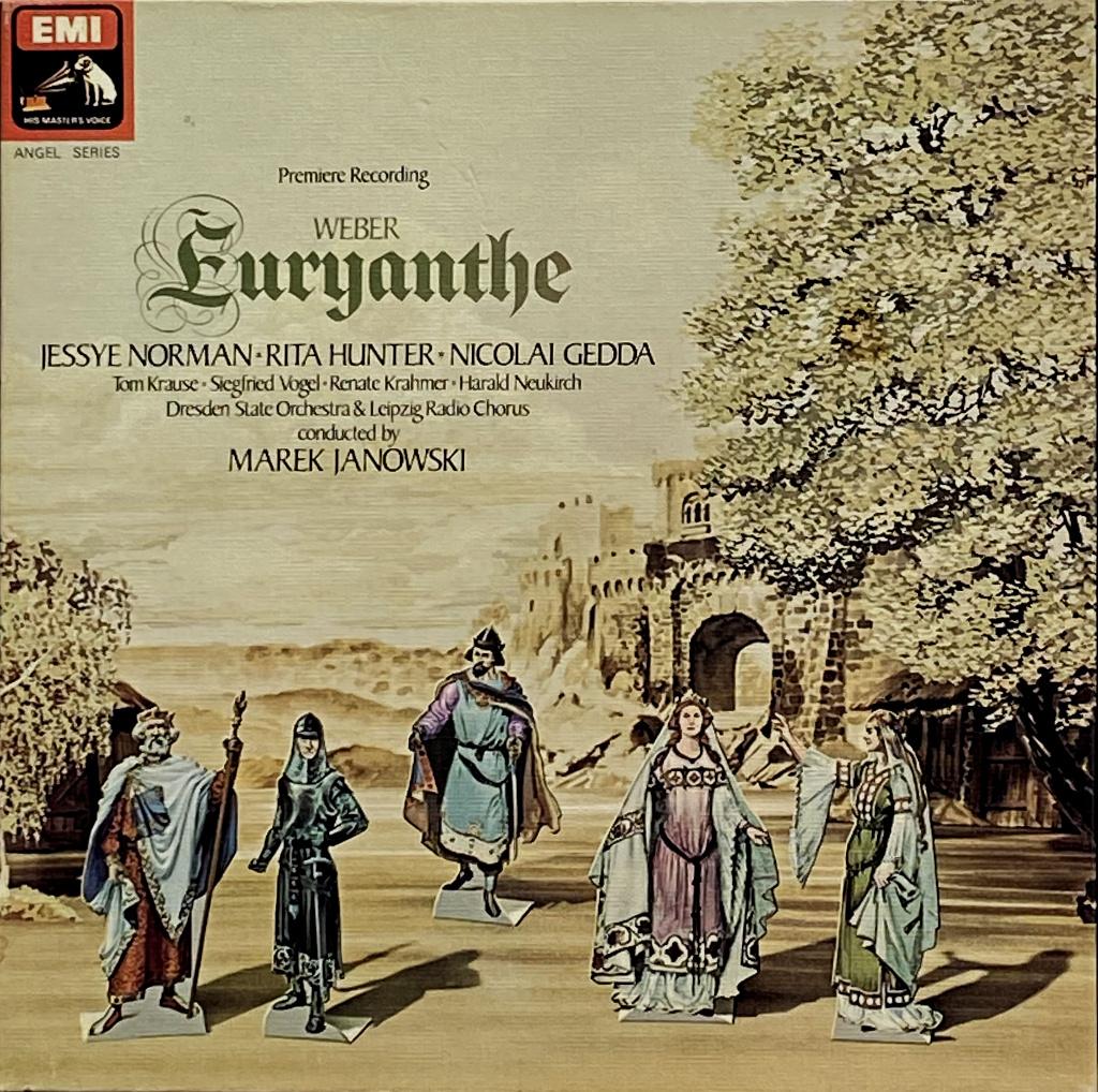 4 lp's - quadro - Weber - Euryanthe - Marek Janowski (1975), Opera of Operette, Ophalen of Verzenden, Zo goed als nieuw, Romantiek