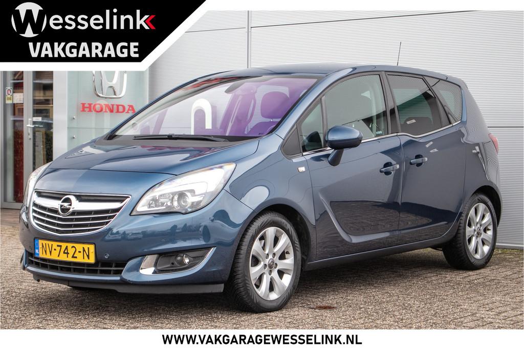 Opel Meriva 1.4 Turbo Blitz - Trekh. | Stoel&Stuurverw. | Ca, Voorwielaandrijving, 12 maanden, Gebruikt, 4 cilinders