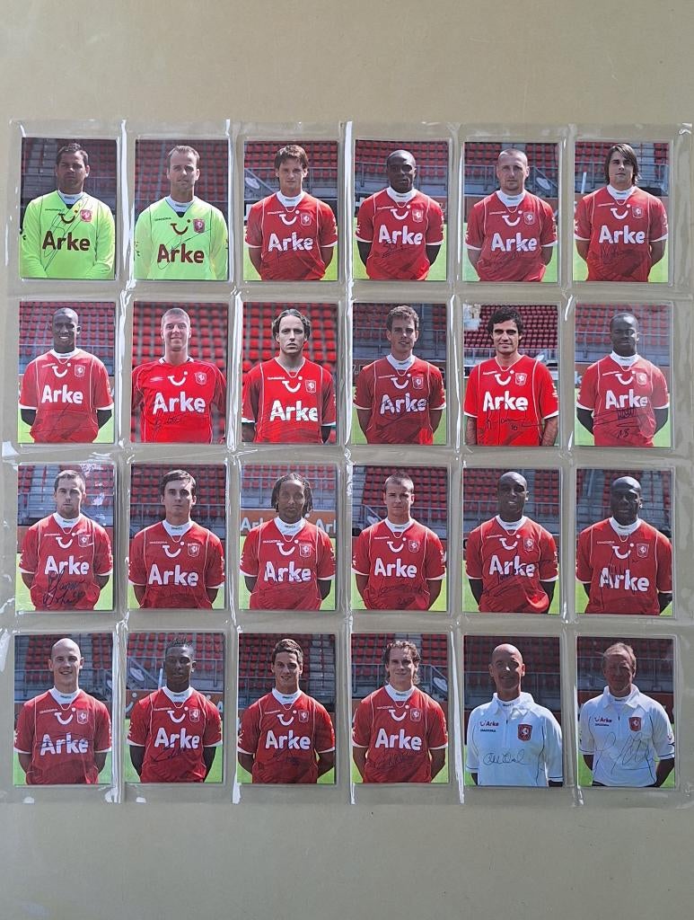 vintage FC Twente voetbalplaatjes selectie seizoen 2008-2009, Ophalen of Verzenden, Zo goed als nieuw, F.C. Twente, Poster, Plaatje of Sticker