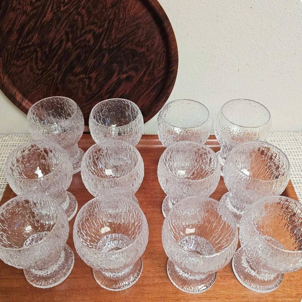 12 stuks Vintage Iittala Kekkerit Wijnglazen Glazen Roemers, Ophalen of Verzenden