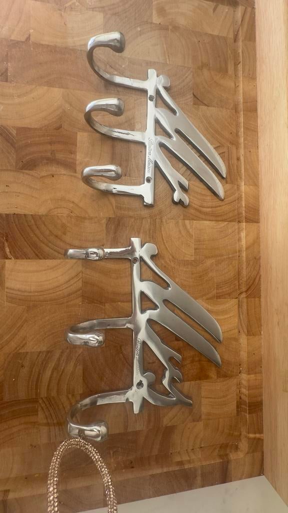 Riviera Maison wandhaken MR en MRS, Huis en Inrichting, Ophalen, Gebruikt, Metaal, Wandhaken