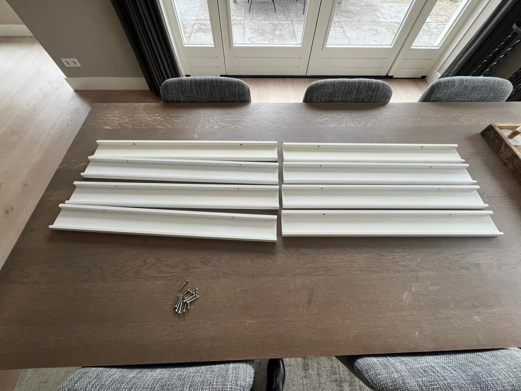 8 fotoplanken/schilderijplanken, Ophalen, Gebruikt