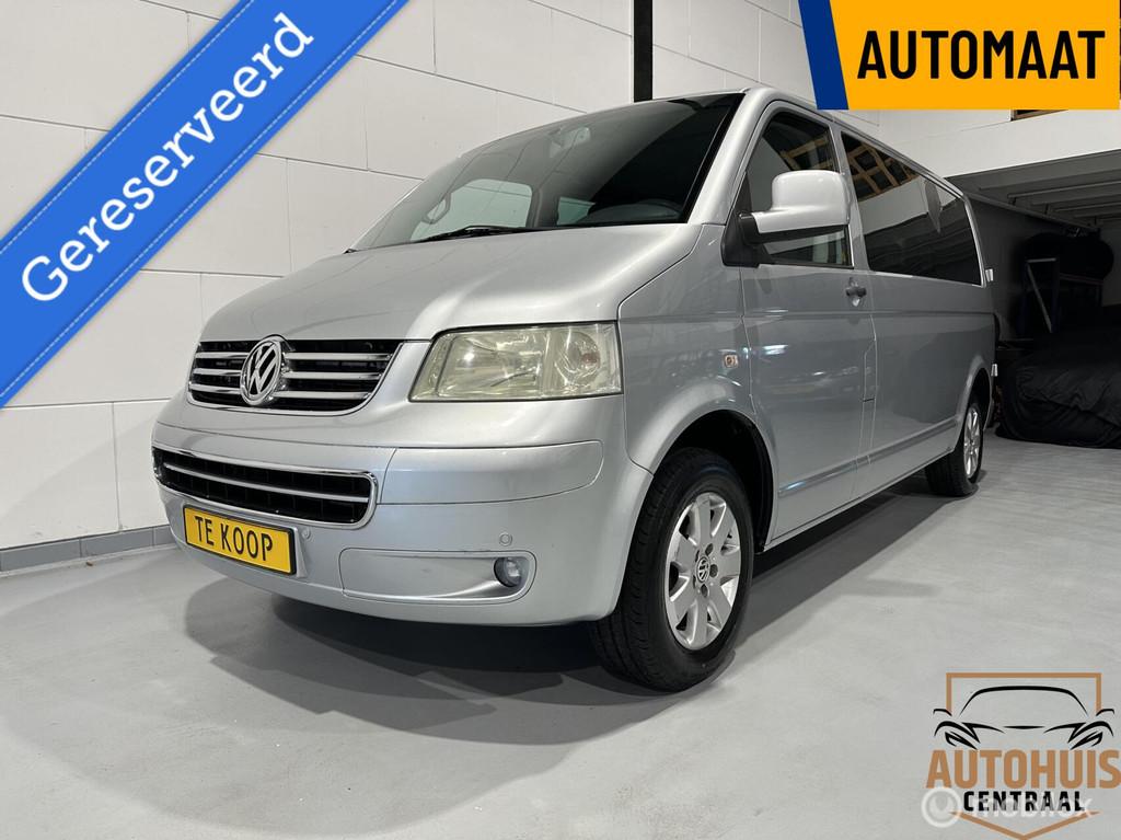 Volkswagen Transporter 2.5 TDI 340 Trendline DC*DubbelCab*, Stof, Gebruikt, Zwart, Volkswagen