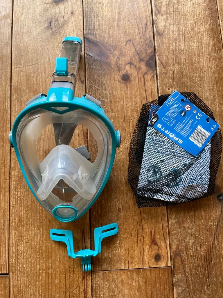Snorkelmasker - Duikmasker - Volgelaatsmasker, Ophalen of Verzenden, Zo goed als nieuw, Snorkelmasker