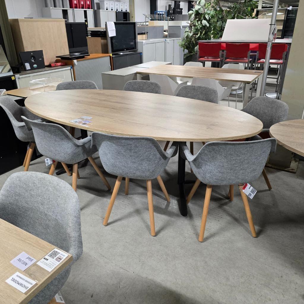 VEPA Felt kantoorstoelen / wachtkamerstoelen PET flessen, Huis en Inrichting, Stoelen, Ophalen, Gebruikt, Grijs, Vijf, Zes of meer stoelen