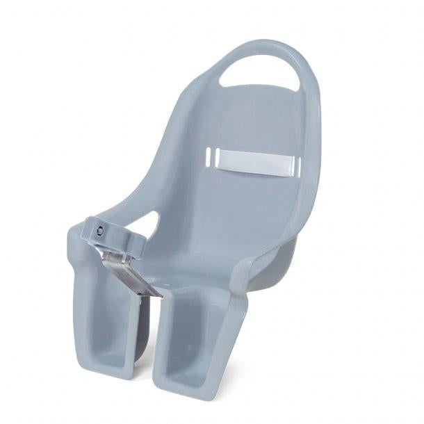 Mamamemo fietszitje pop grijs, Kinderen en Baby's, Speelgoed | Poppen, Nieuw, Ophalen of Verzenden, Babypop, Info@bezigebijtjezzz.nl