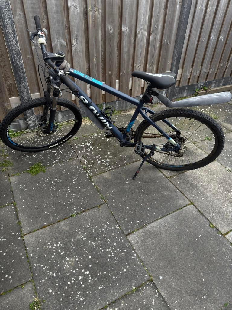 Btwin Rockrider 520 mountainbike, Ophalen, Gebruikt, Staal, Stuur 360° draaibaar