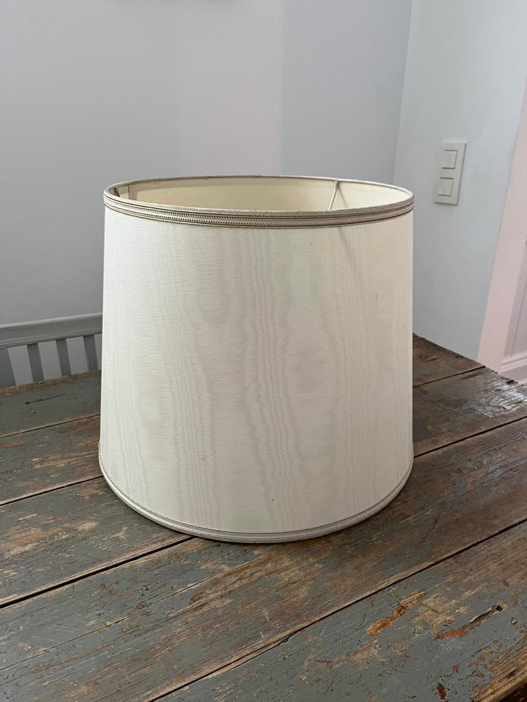 VINTAGE RETRO LAMPENKAP STOF ZGSTAAT! LAMP, 25 tot 50 cm, Rond, Ophalen of Verzenden, Zo goed als nieuw