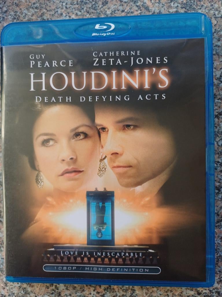 Houdini's Death Defying Acts Blu-ray, Cd's en Dvd's, Blu-ray, Zo goed als nieuw, Actie, Ophalen of Verzenden