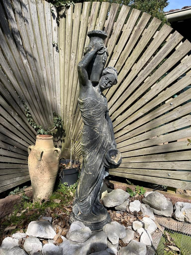 Decoratieve Vijverfontein Beeld - Klassieke Vrouw met Vaas, Ophalen, Gebruikt, Overige materialen, Fontein