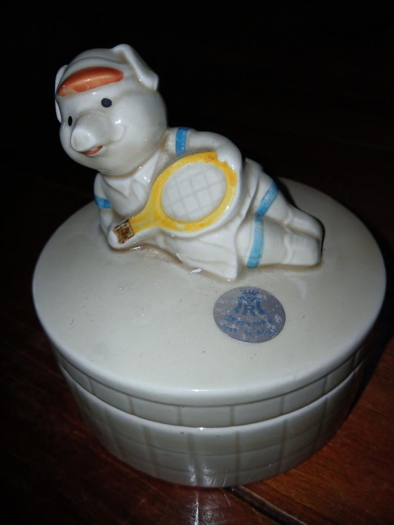 Vintage doosje met deksel porselein. Maruri, Ophalen of Verzenden