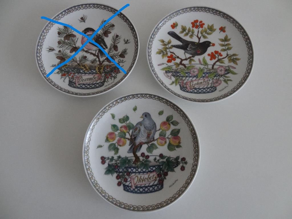 3 wandborden Hutschenreuther, Antiek en Kunst, Antiek | Wandborden en Tegels, Ophalen