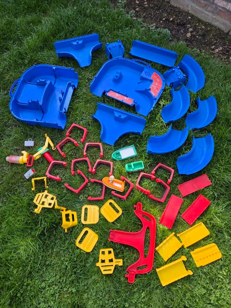 Grote Aquaplay waterbaan set met accessoires, Kinderen en Baby's, Speelgoed | Buiten | Los speelgoed, Ophalen of Verzenden, Gebruikt