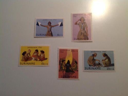 @@ Suriname 371-375 postfris of ongebruikt of gestempeld @@, Verzenden, Postfris
