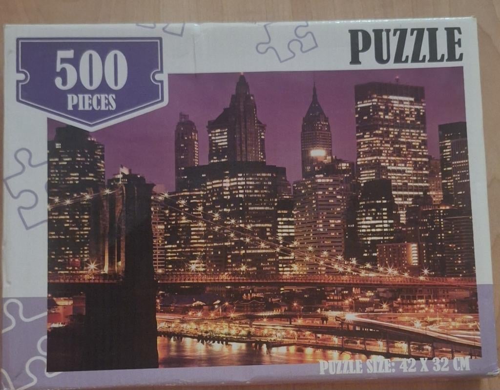 Puzzel 500 stukjes New York skyline, Hobby en Vrije tijd, Denksport en Puzzels, Ophalen of Verzenden