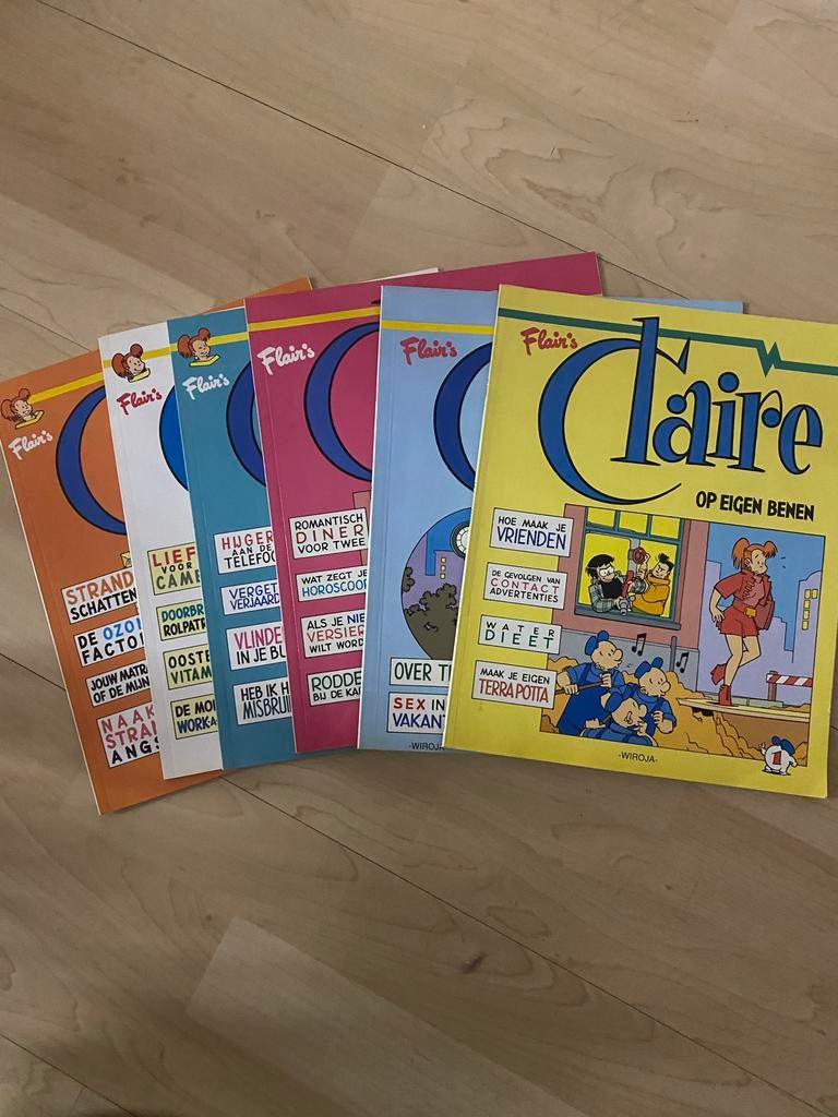 Flair's Claire stripboeken, Meerdere stripboeken, Ophalen of Verzenden, Zo goed als nieuw