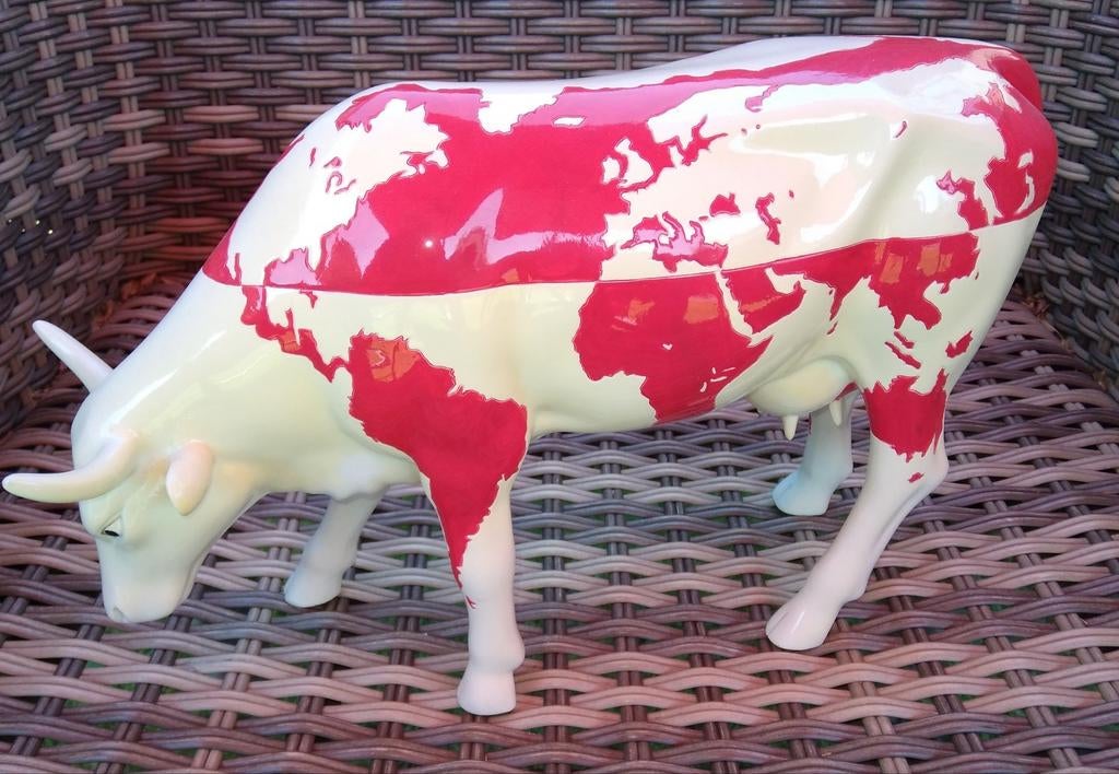 Cow Parade Koe "Britney" LARGE, Ophalen of Verzenden, Zo goed als nieuw, Dier