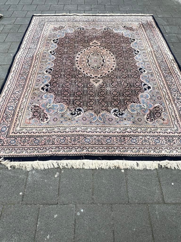 Prachtig Perzisch Tapijt - Klassiek Design 249x298cm, Gebruikt, Zwart, 150 tot 200 cm, 200 cm of meer