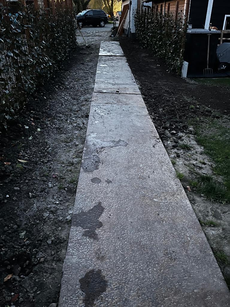 Stalen rijplaten, Doe-het-zelf en Verbouw, Platen en Panelen, Ophalen, Gebruikt, Overige materialen, Minder dan 20 mm