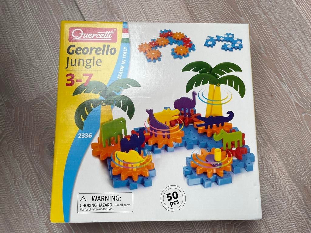 Georello Jungle 3-7 jaar - Bouw- en knutselset, Ophalen of Verzenden, Zo goed als nieuw, Knutselen