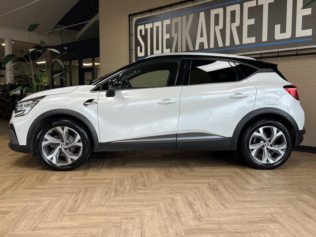 Renault Captur 1.6 E-Tech 160 R.S. Line | Groot Navi | 18" |, 77 km/l, Gebruikt, 4 cilinders, Leder en Stof