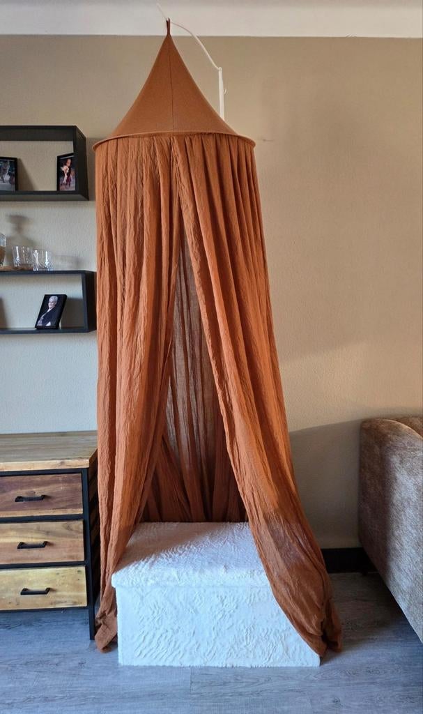 klamboe terracotta met piekstok, Ophalen, Zo goed als nieuw, Klamboe