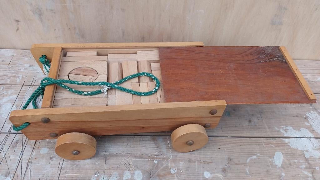 vintage blokken kar, compleet en rijdt nog, Ophalen, Gebruikt, Overige typen