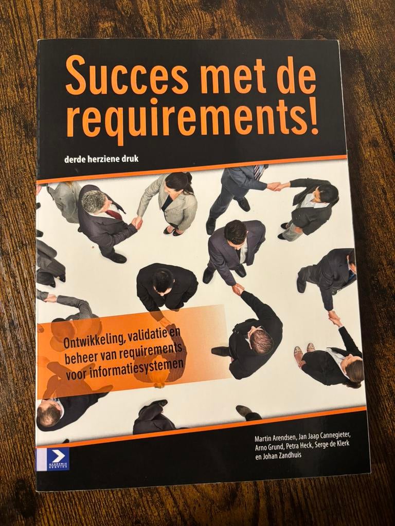 Succes met de requirements!, Boeken, Ophalen of Verzenden, Zo goed als nieuw