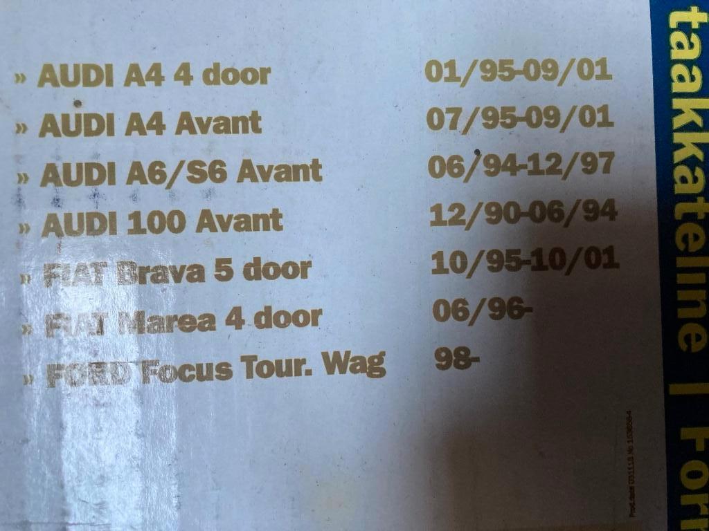 GRATIS---Dakdragers, oudere modellen Audi, Nissan, Citroen, Auto diversen, Ophalen, Nieuw