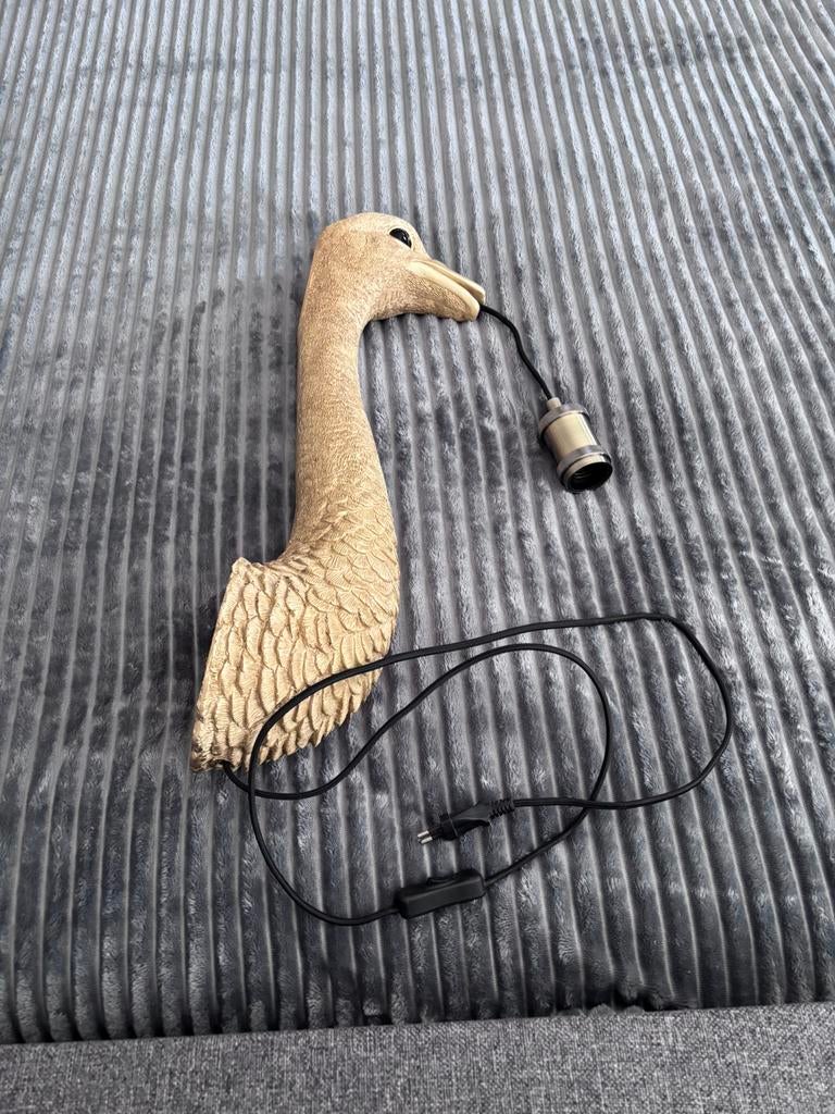 Struisvogel lamp, Ophalen of Verzenden, Zo goed als nieuw