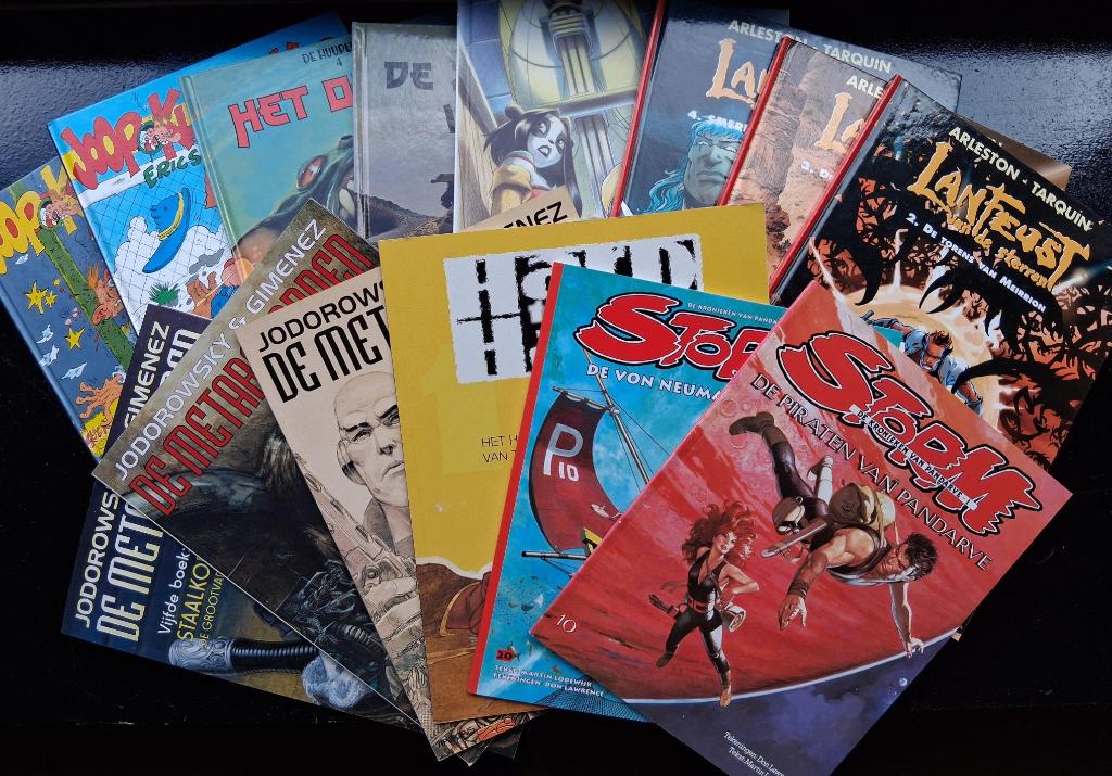Stripboekpakket (Storm, Lanfeust, Huurling, Joop Klepzeiker), Boeken, Stripboeken, Meerdere stripboeken, Ophalen of Verzenden