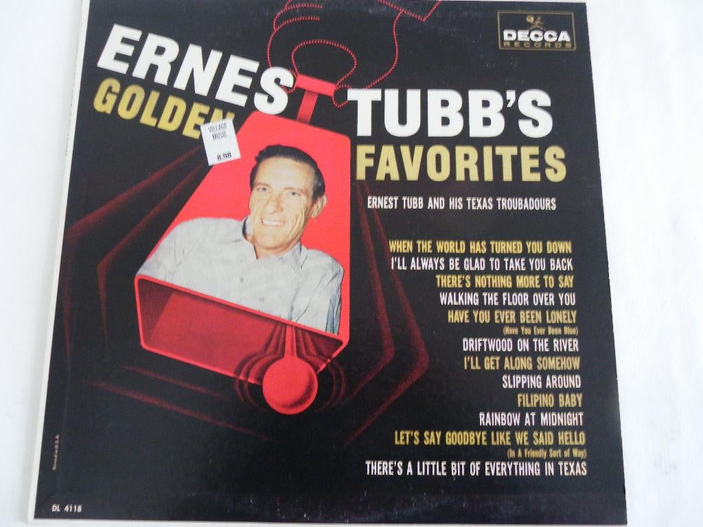 LP Ernest Tubb - Ernest Tubb's Golden Favorites, Ophalen of Verzenden, Gebruikt, 12 inch