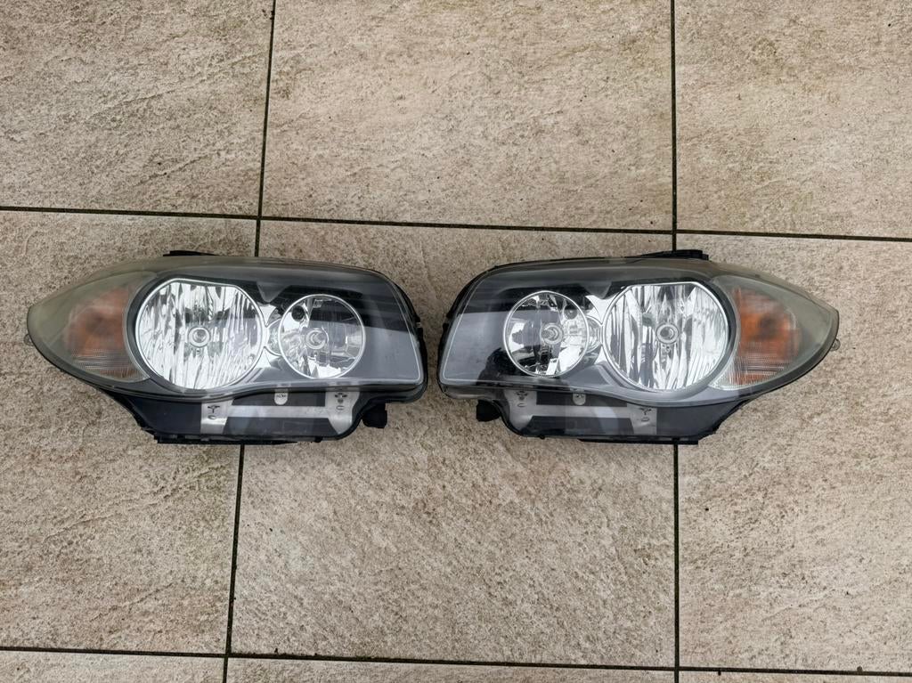 BMW E81 1 serie koplampen, Ophalen, Gebruikt, BMW