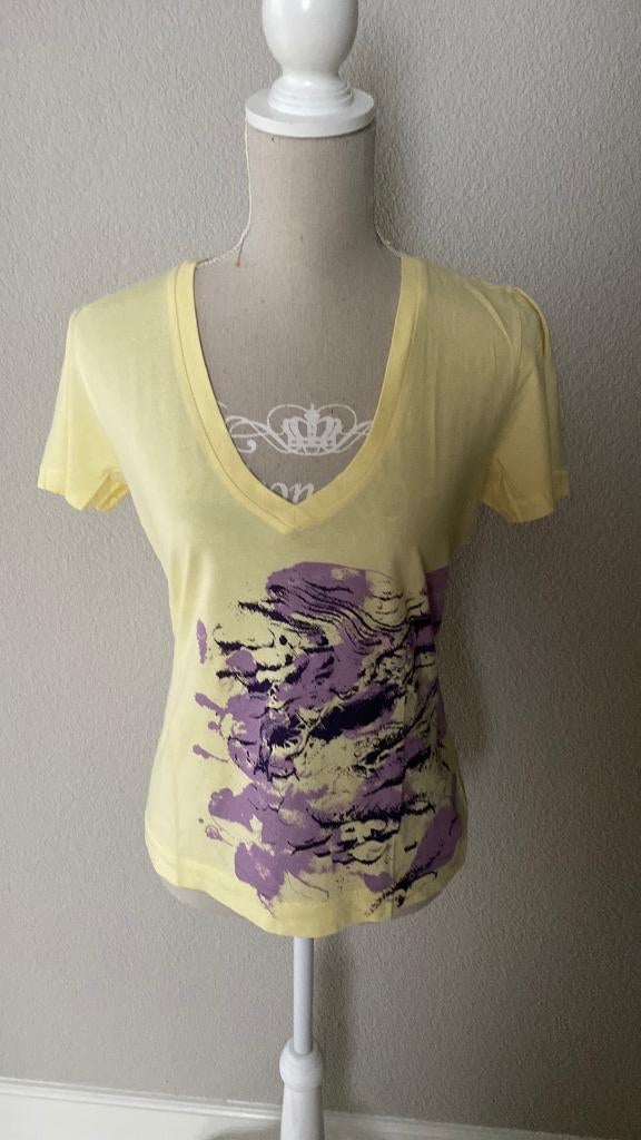 Shirt Top Geel maat 42 H&M, H&M, Geel, Maat 42/44 (L), Ophalen of Verzenden