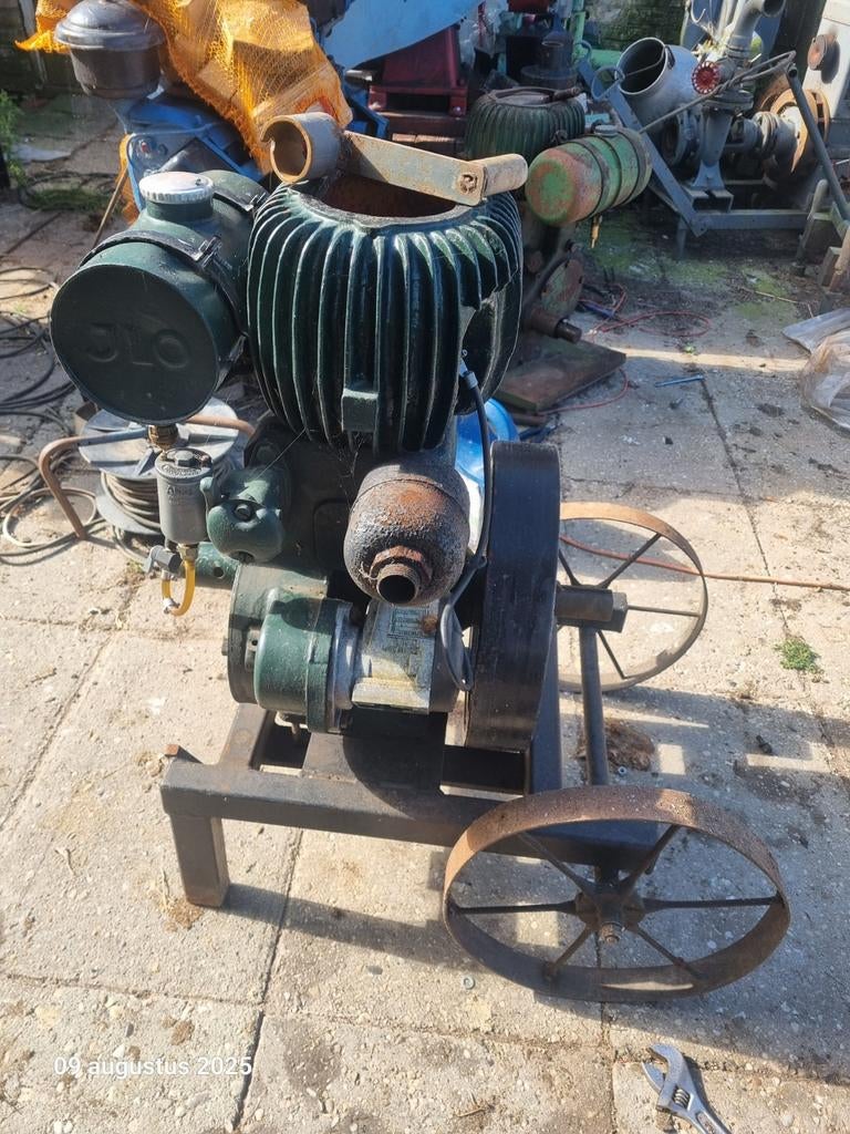 Wolseley stationaire motor, Ophalen, Elektromotor