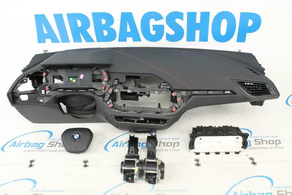 Airbag set - Dashboard met rode stiksels BMW 2 serie F44, Gebruikt, Ophalen of Verzenden