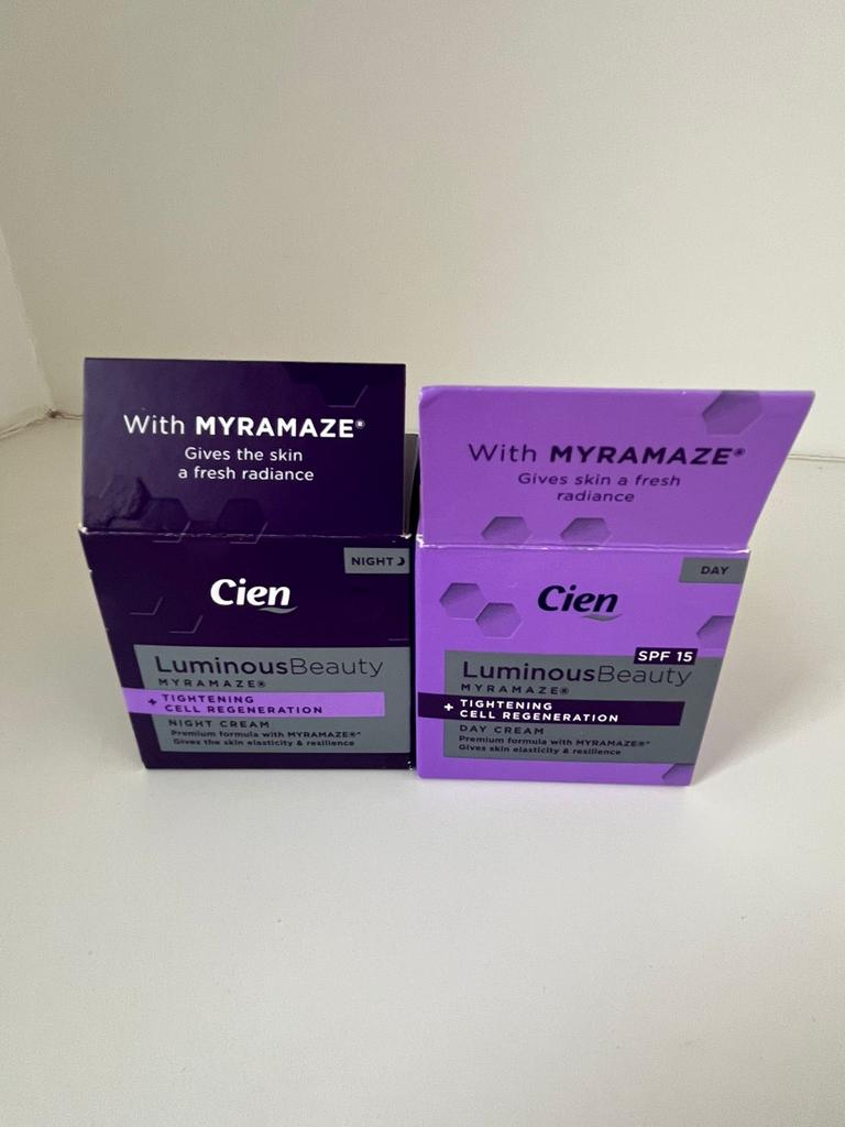 Cien Luminous Beauty dag- en nachtcrème Myramaze 50 ml, Ophalen of Verzenden, Nieuw, Gehele gezicht, Verzorging
