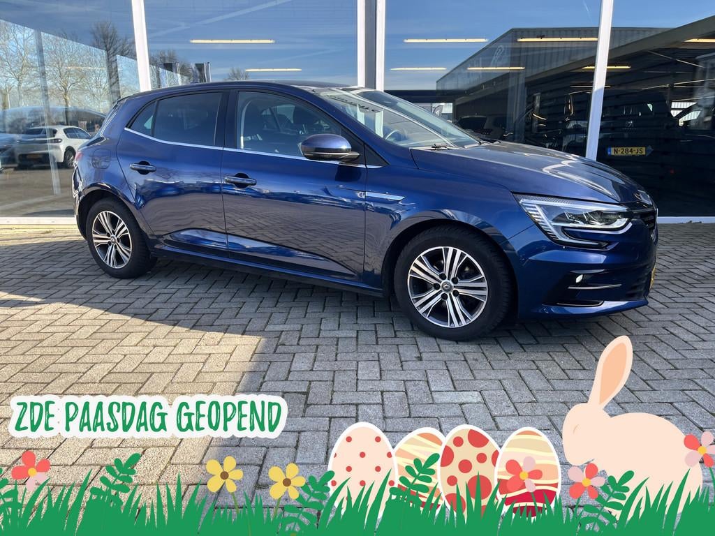 Renault Mégane 1.3 TCe Intens Camera / Led / Bose / Hud / C, Voorwielaandrijving, Gebruikt, Euro 6, Blauw