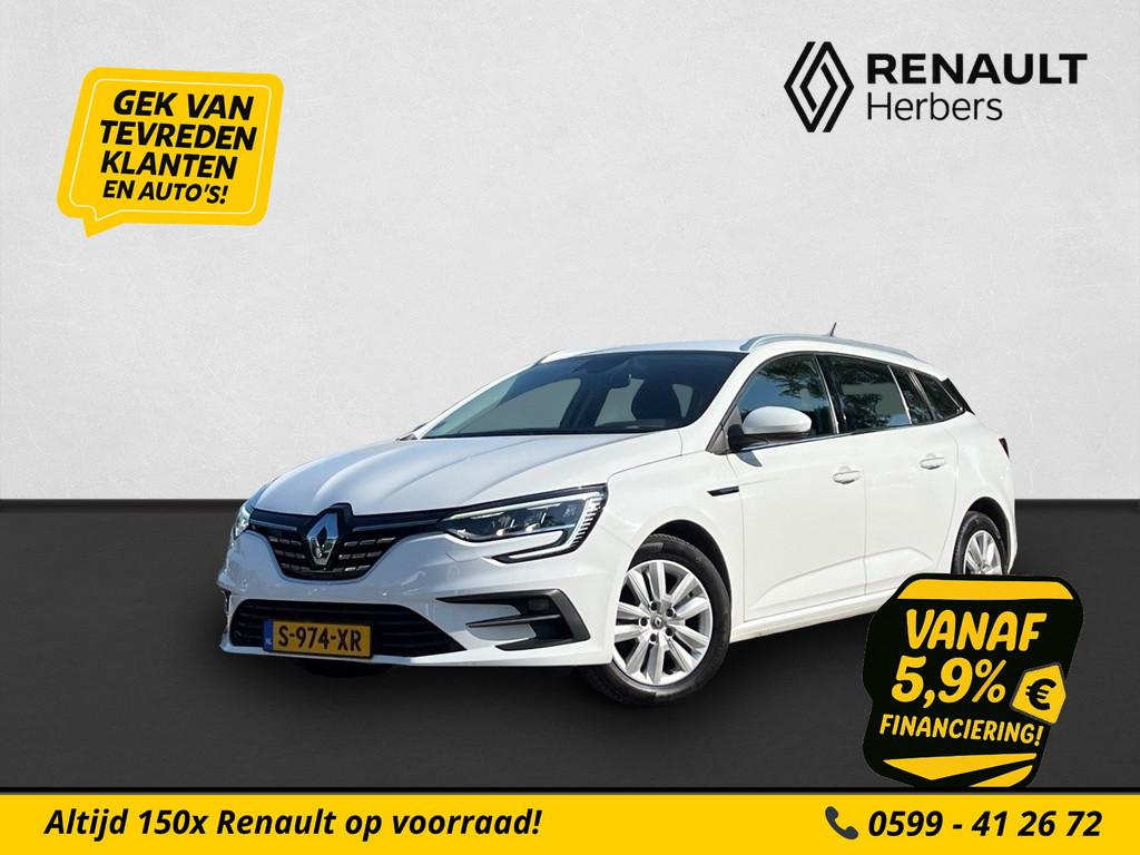 Renault Mégane Estate 1.3 TCe Business Zen ECC / NAVI / STO, Voorwielaandrijving, Gebruikt, Euro 6, Wit