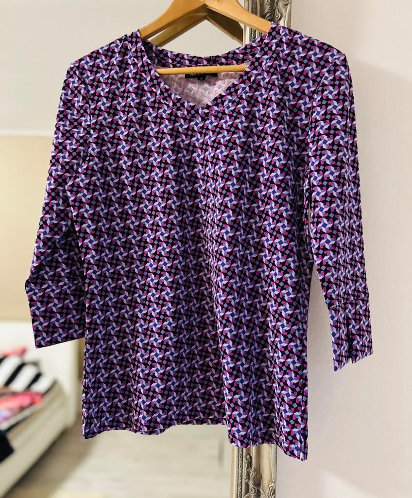 Mi Piace travelstof shirt maat S, Ophalen of Verzenden, Nieuw, Maat 36 (S), Overige kleuren