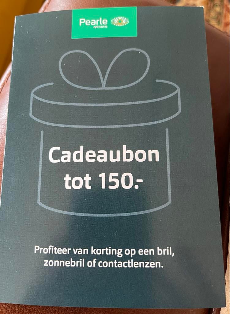Pearle korting, Eén persoon, Kortingsbon, Overige typen