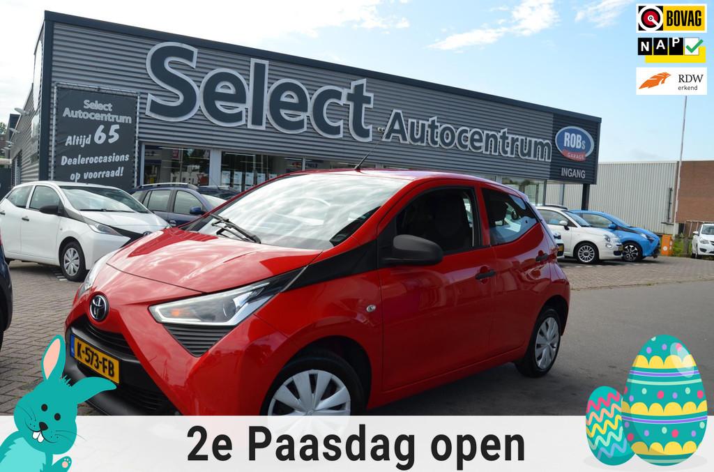 Toyota Aygo 1.0 VVT-i x-fun |5DRS| AIRCO|NIEUWMODEL|BLUETOOT, Stof, Gebruikt, Met garantie (alle), 4 stoelen
