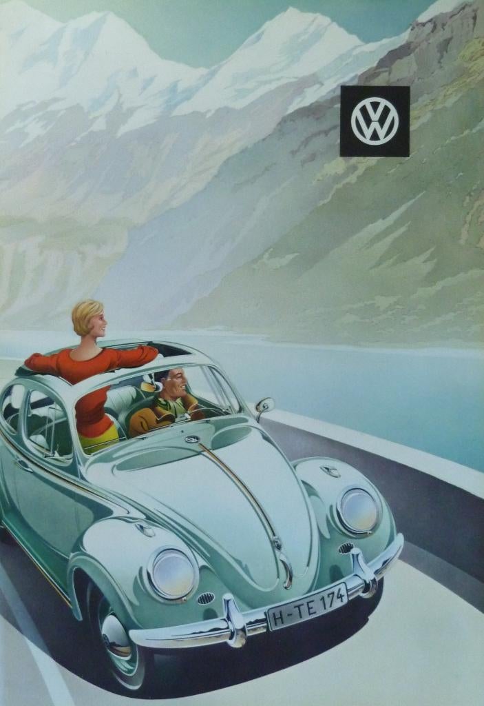 Folder VOLKSWAGEN Kever 1960, Ophalen of Verzenden, Zo goed als nieuw, Volkswagen