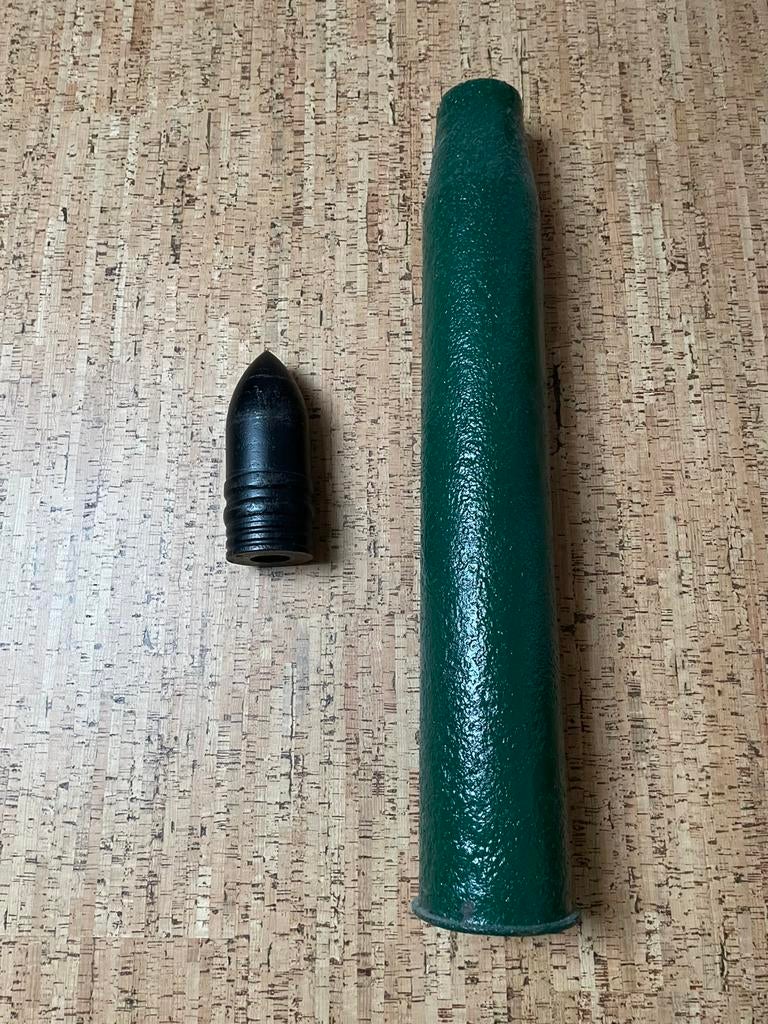88mm KwK43 huls + Pzgr.39/43, Verzamelen, Militaria | Tweede Wereldoorlog, Landmacht, Hulzen of Bodemvondsten, Nederland, Ophalen of Verzenden