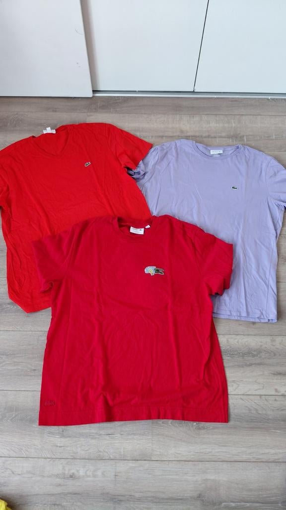 Lacosste shirts, Ophalen, Zo goed als nieuw, Overige maten, Rood