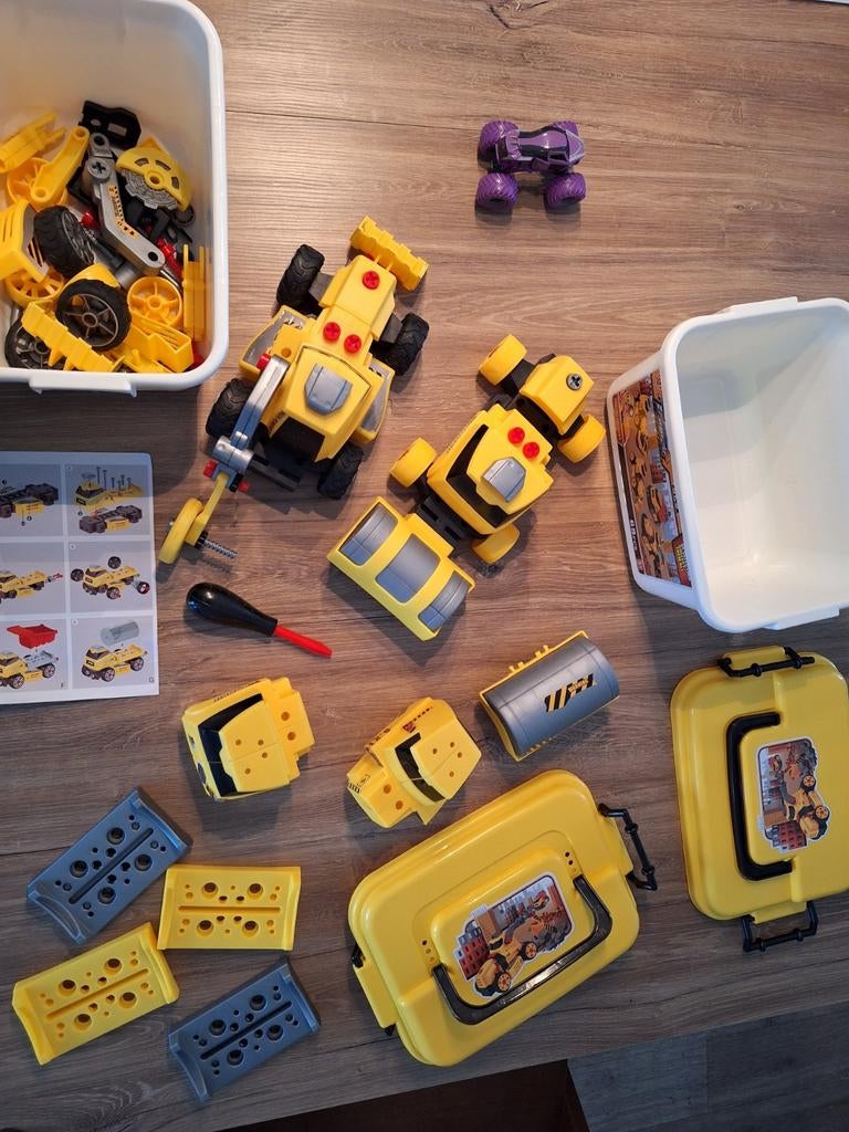 Constructie materiaal auto's., Kinderen en Baby's, Speelgoed | Bouwstenen, Ophalen