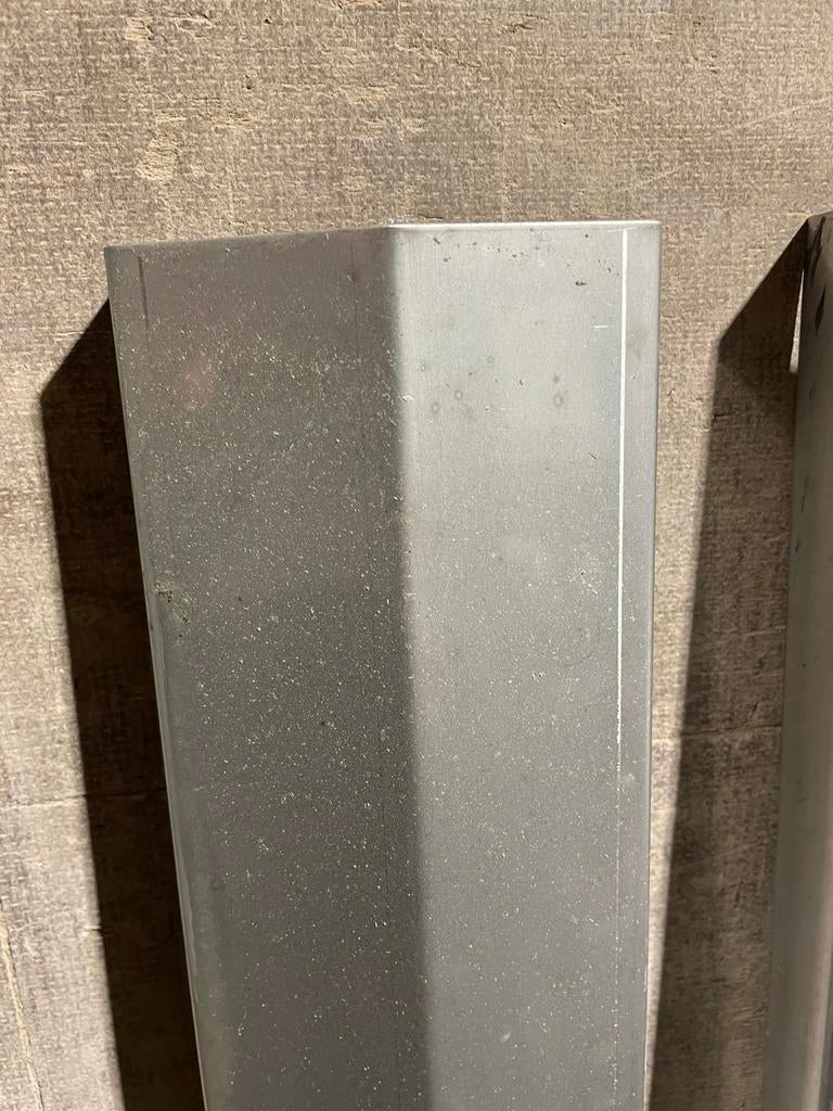 rvs afdekkap 172,5 x 9,5 cm 2 stuks, Doe-het-zelf en Verbouw, Ophalen, Zo goed als nieuw, Rvs