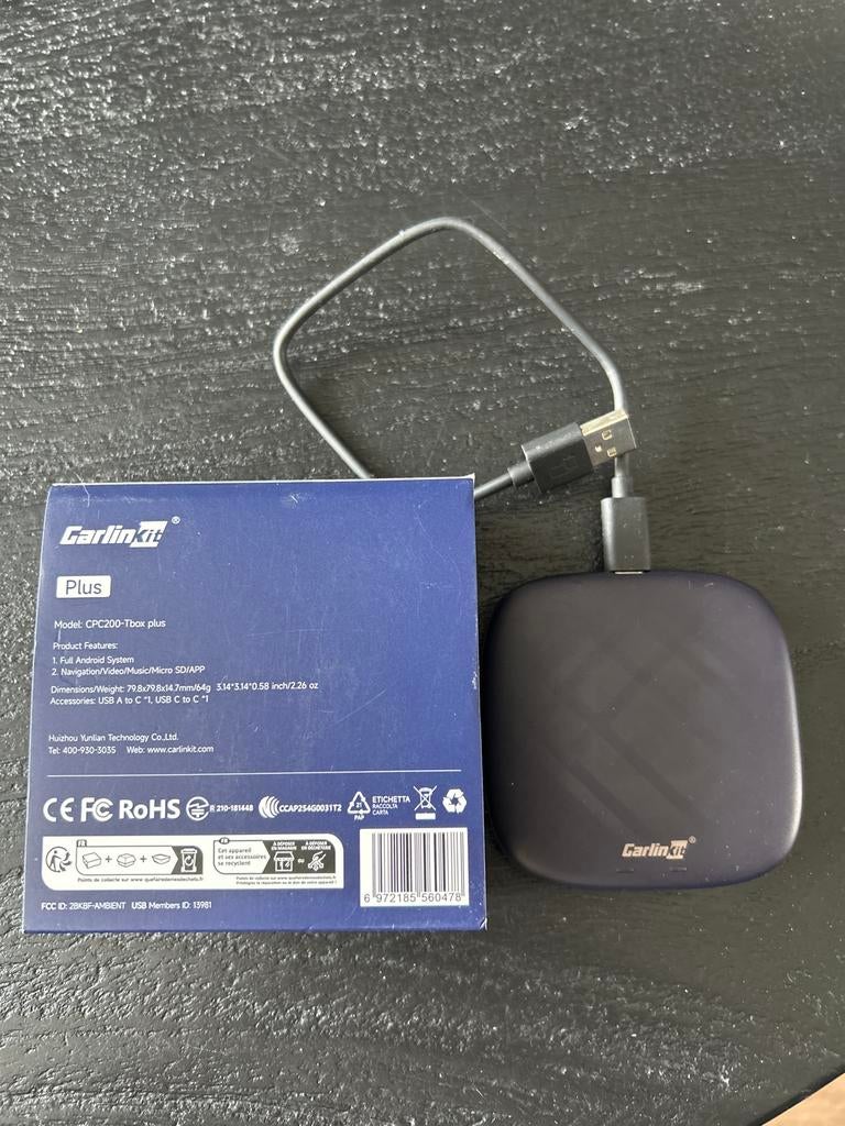 Carlinkit CPC200-Tbox plus, Auto diversen, Autonavigatie, Ophalen of Verzenden, Zo goed als nieuw